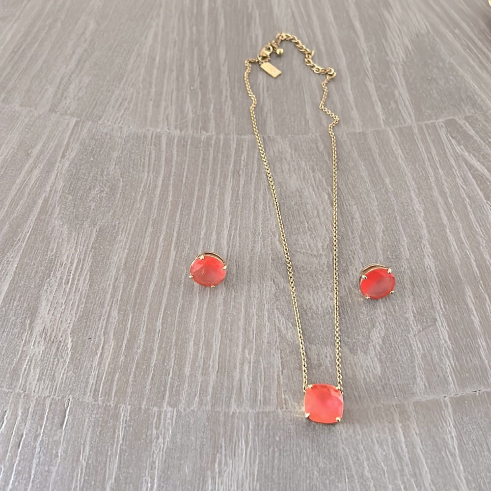 Kate Spade necklace and earrings set